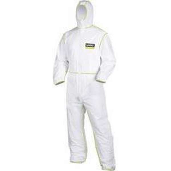 Uvex chemisch bestendig wegwerp overall 9877, type 5/6, categorie III 58/60 (XL) Uvex chemisch bestendig wegwerp overall 9877, type 5/6, categorie III 58/60 (XL)