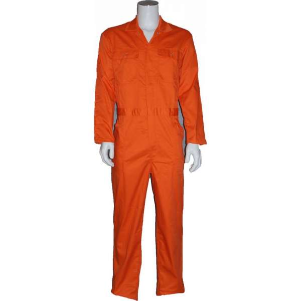 Yoworkwear Kinderoverall polyester/katoen oranje maat 164 Yoworkwear Kinderoverall polyester/katoen oranje maat 164