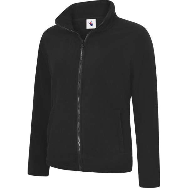 Uneek UC608 Fleecejack Classic Full Zip Dames Zwart S Uneek UC608 Fleecejack Classic Full Zip Dames Zwart S