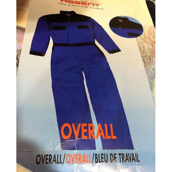 Rally overall Assent 3101 blauw maat 46 Rally overall Assent 3101 blauw maat 46