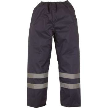 Reflecterende broek, waterdicht, S t/m 3XL M Marineblauw