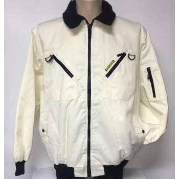 Werkjas - Jas - Pilotjack - Katoen/Nylon - off White - size - XXL  - 2XL