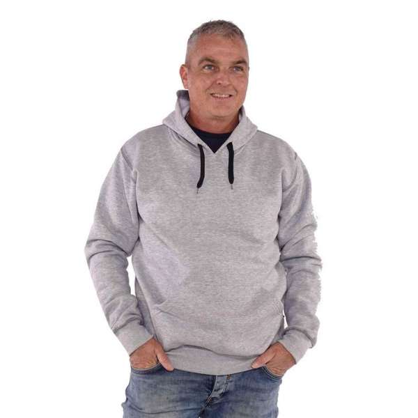 STØRVIK Hooded Sweater 4 seizoenen Heren Grijs - Maat 2XL - HEDMARK STØRVIK Hooded Sweater 4 seizoenen Heren Grijs - Maat 2XL - HEDMARK