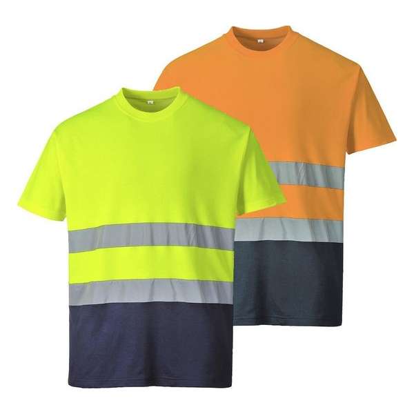 PITT - Hi-vis Confort Coton T-shirt S173 Portwest Geel Maat M PITT - Hi-vis Confort Coton T-shirt S173 Portwest Geel Maat M