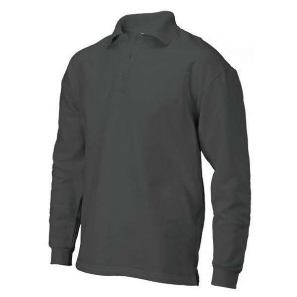 Tricorp Casual Polosweater - 301004 - Antraciet - maat XL Tricorp Casual Polosweater - 301004 - Antraciet - maat XL
