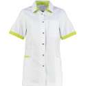 Haen / Bellyclare Dames Zorgjas Fijke Wit / Sulfur Yellow Maat XXL