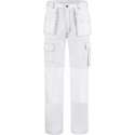 EM Workwear Schildersbroek / Werkbroek pol/kat Oxford wit maat 56