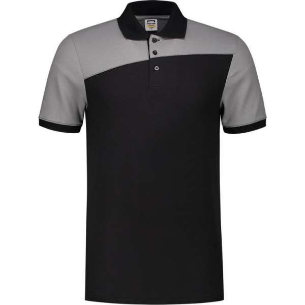 Tricorp Poloshirt Bicolor Naden 202006 Zwart / Grijs - Maat M Tricorp Poloshirt Bicolor Naden 202006 Zwart / Grijs - Maat M