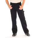Stretch worker jeans, kleur zwart, maat 25