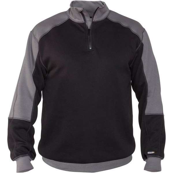 DASSY Basiel Werktrui Sweater Zwart/Grijs DASSY Basiel Werktrui Sweater Zwart/Grijs