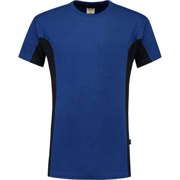 Tricorp T-shirt Bicolor Borstzak 102002 Konings Blauw / Navy - Maat XL Tricorp T-shirt Bicolor Borstzak 102002 Konings Blauw / Navy - Maat XL