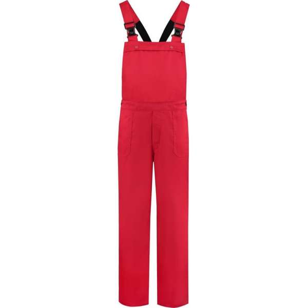 EM Workwear Tuinbroek Polyester/Katoen Rood - Maat 104 EM Workwear Tuinbroek Polyester/Katoen Rood - Maat 104