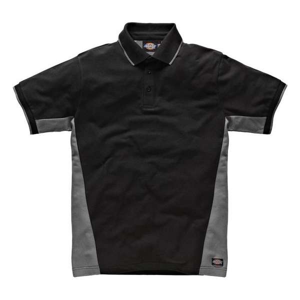 Dickies Two Tone Polo-Rood/zwart-M Dickies Two Tone Polo-Rood/zwart-M