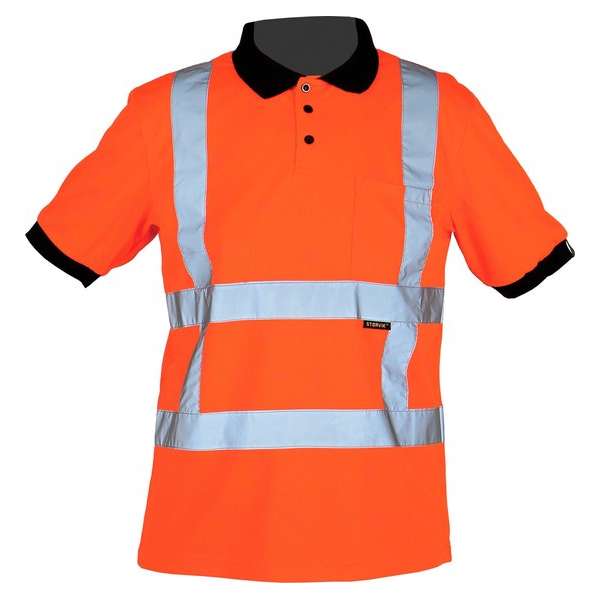 Storvik Werk polo reflecterend RWS Heren Oranje Reflecterend - Maat 2XL (56) - Ostfold Storvik Werk polo reflecterend RWS Heren Oranje Reflecterend - Maat 2XL (56) - Ostfold