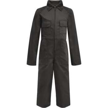 vidaXL Kinderoverall met mouwen maat 110/116 grijs