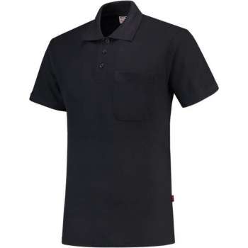 Tricorp Poloshirt borstzak - Casual - 201011 - Zwart - maat M