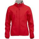 Clique Basic Softshell Jas Dames Red maat M