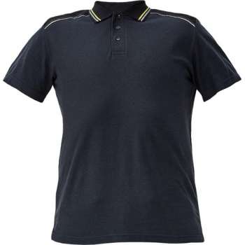 Knoxfield polo-shirt antraciet/geel 2XL