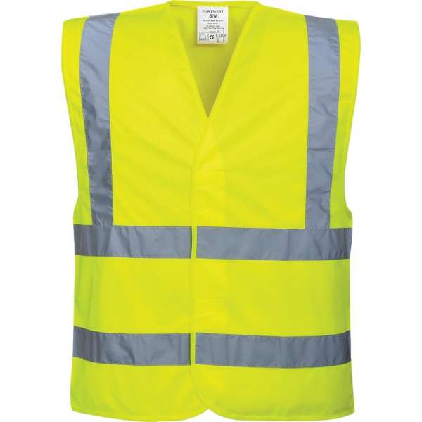 Veiligheidsvest Geel Maat 4XL / 5 XL Veiligheidsvest Geel Maat 4XL / 5 XL