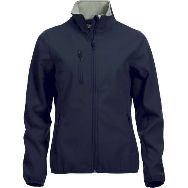 Clique Basic Softshell Jas Dames Donker Navy maat XS Clique Basic Softshell Jas Dames Donker Navy maat XS