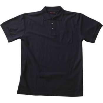 Werkshirt MASCOT Borneo maat L, marineblauw