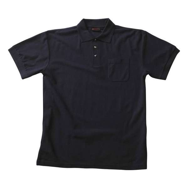 Werkshirt MASCOT Borneo maat L, marineblauw