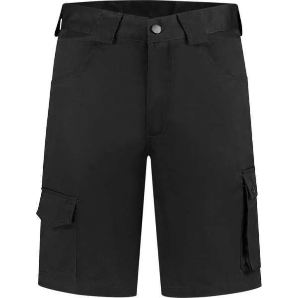 EM Workwear Bermuda / korte werkbroek katoen/polyester zwart maat 60