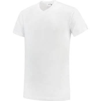 Tricorp T-shirt V-hals - Casual - 101007 - Wit - maat L