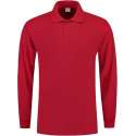Tricorp Poloshirt lange mouw - Casual - 201009 - Rood - maat M