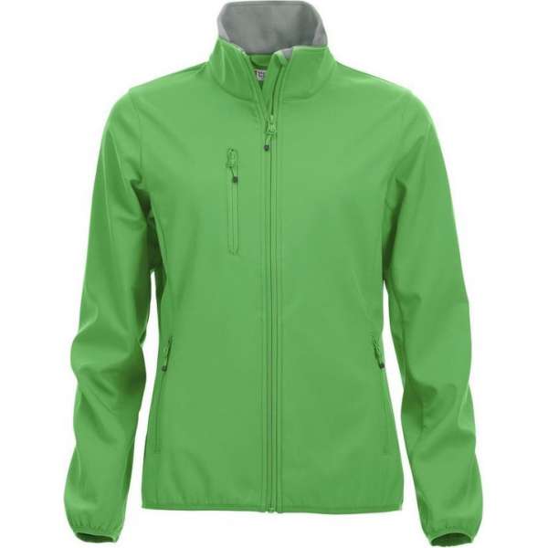 Clique Basic Softshell Jas Dames Appelgroen maat XS Clique Basic Softshell Jas Dames Appelgroen maat XS