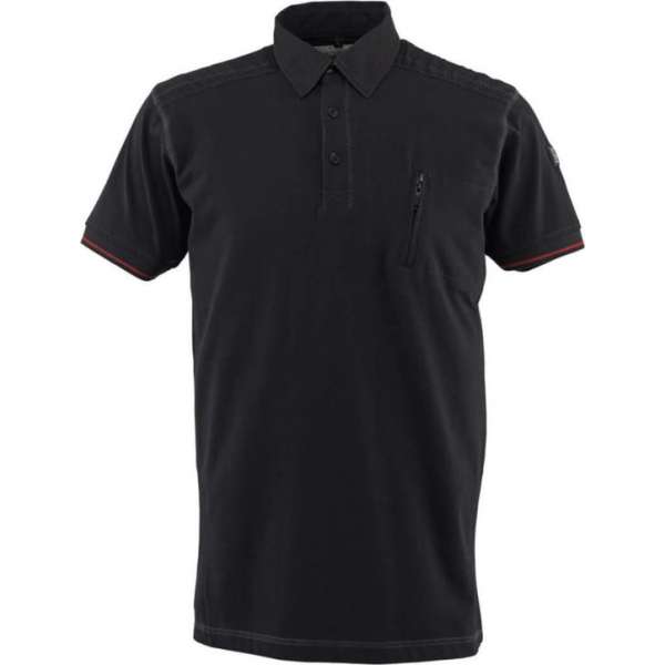 Werkshirt Heren – Mascot Kreta Polo – Zwart maat XXL Werkshirt Heren – Mascot Kreta Polo – Zwart maat XXL
