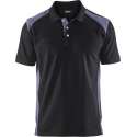 Blåkläder Piqué Polo 2-kleuren Mt Xs Zwart/grijs Xs