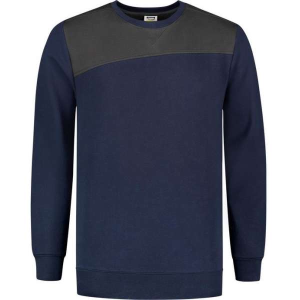 Tricorp Sweater Bicolor Naden 2013 - Marine | Donkergrijs