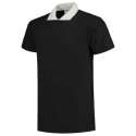 Tricorp poloshirt contrast - Casual - 201004 - zwart-grijs - maat XXL