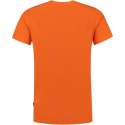 Tricorp T-shirt V Hals Slim Fit 101005 Oranje  - Maat M