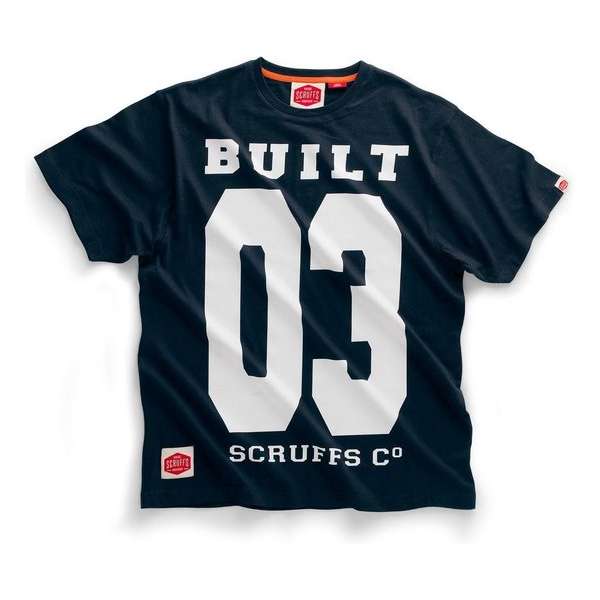 Scruffs Built 03 T-Shirt-Navy-S Scruffs Built 03 T-Shirt-Navy-S