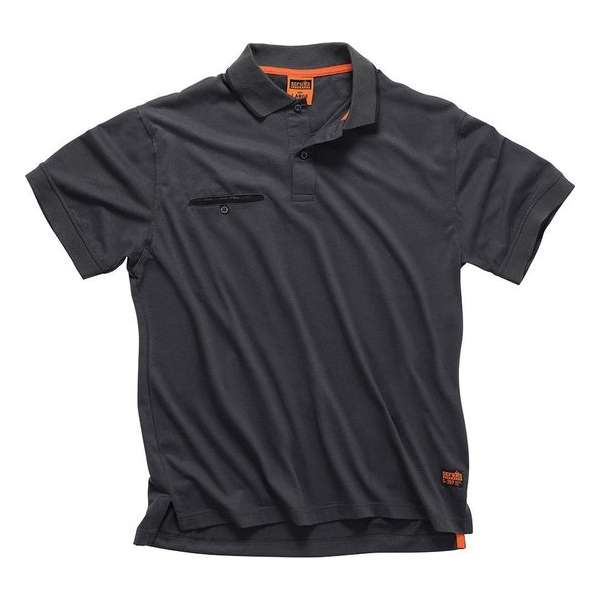 Scruffs Werkpolo, Grafietkleurig - Maat XL Scruffs Werkpolo, Grafietkleurig - Maat XL