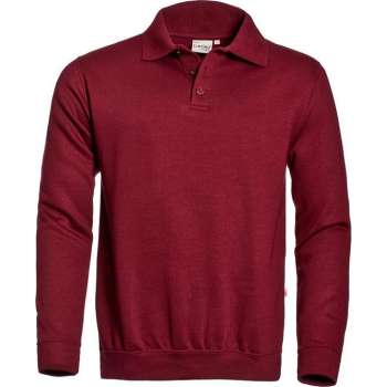 Santino Robin Polo Sweater lange mouw - Antraciet - XXL