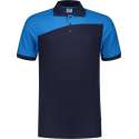 Tricorp Poloshirt Bicolor Naden 202006 Ink / Turquoise - Maat XL