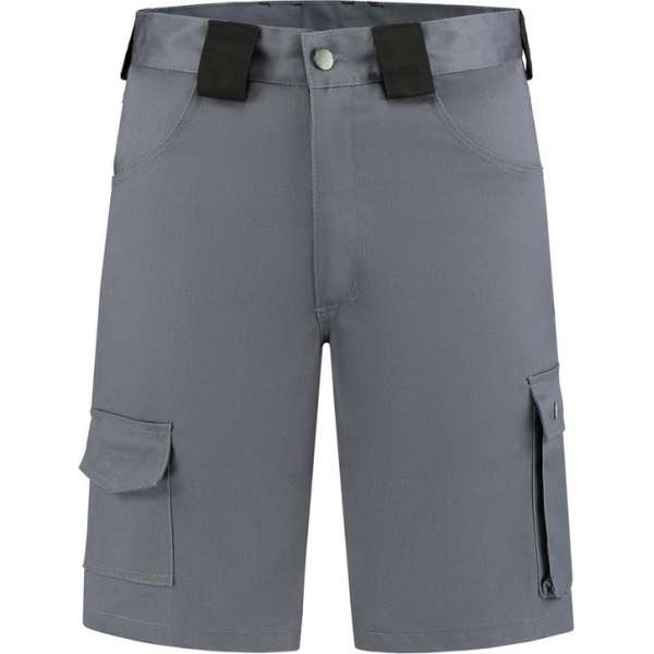EM Workwear Bermuda katoen/polyester grijs maat 58 EM Workwear Bermuda katoen/polyester grijs maat 58