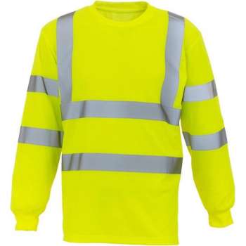 RWS T-shirt, met lange mouwen, S t/m 3XL L Geel