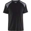 Blåkläder 3379-1042 T-shirt Bi-Colour Zwart/Grijs maat S