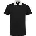 Tricorp poloshirt contrast - Casual - 201004 - zwart-grijs - maat L