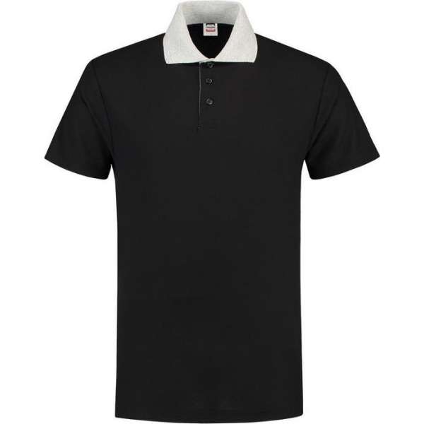 Tricorp poloshirt contrast - Casual - 201004 - zwart-grijs - maat L Tricorp poloshirt contrast - Casual - 201004 - zwart-grijs - maat L