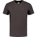 Tricorp T-shirt Bi-Color - Workwear - 102002 - Donkergrijs-Zwart - maat 7XL