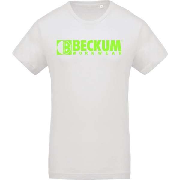 Beckum Workwear EBTS04 T-shirt met logo Wit XXL Beckum Workwear EBTS04 T-shirt met logo Wit XXL