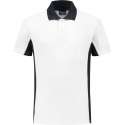 Workman Poloshirt Bi-Colour - 1401 wit / navy - Maat 3XL