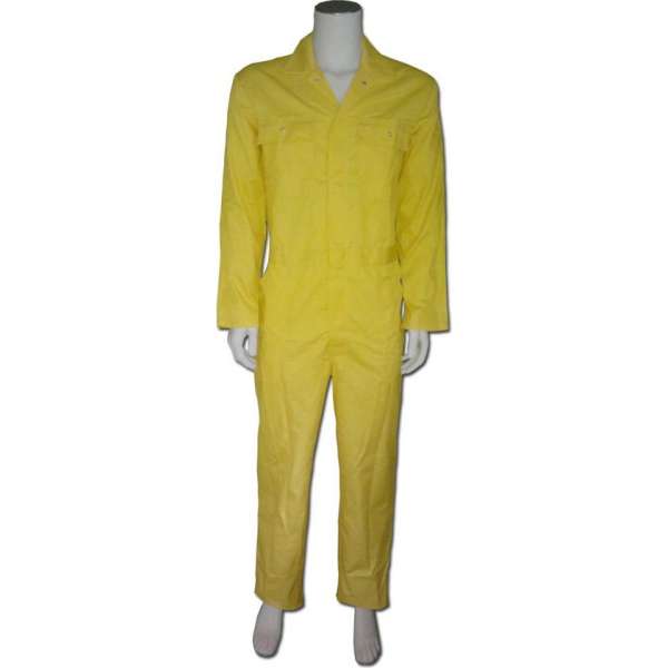 Yoworkwear Overall polyester/katoen geel maat 51 Yoworkwear Overall polyester/katoen geel maat 51