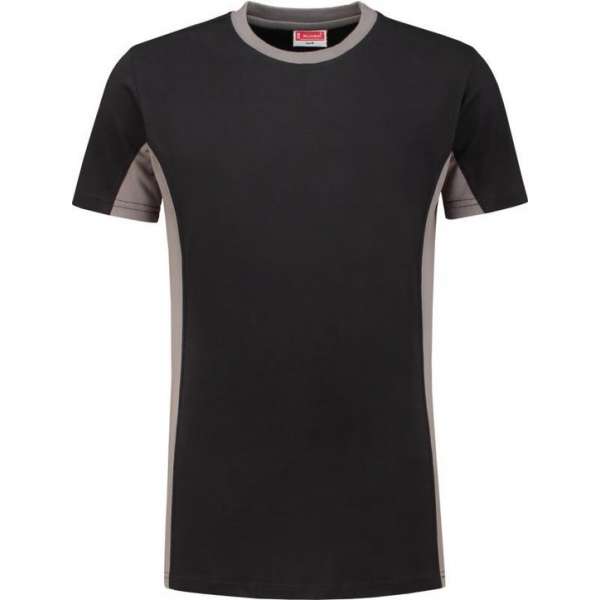 Workman T-Shirt Bi-Colour - 0406 zwart / grijs - Maat L Workman T-Shirt Bi-Colour - 0406 zwart / grijs - Maat L