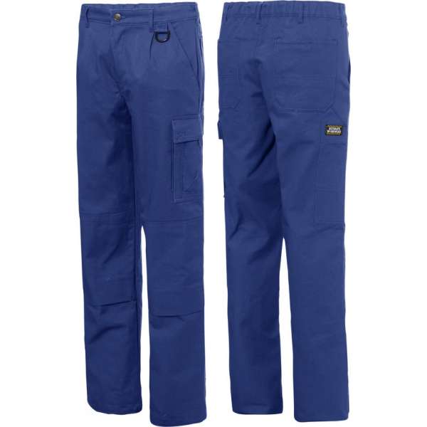 Ultimate Workwear - Standaard Werkbroek DAVOS - 100% katoen 320 gr/m2- Blauw (Kobalt/Royal Blue) Ultimate Workwear - Standaard Werkbroek DAVOS - 100% katoen 320 gr/m2- Blauw (Kobalt/Royal Blue)